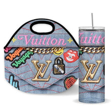 Load image into Gallery viewer, Love Vibes Luxury Tote & Tumbler Set