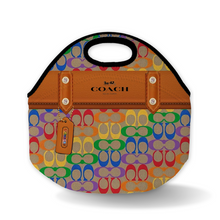 Load image into Gallery viewer, flowers luxury lunch totes