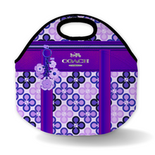 Load image into Gallery viewer, flowers luxury lunch totes