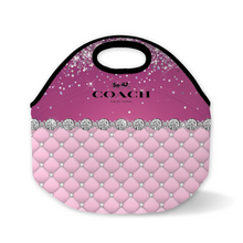 Load image into Gallery viewer, flowers luxury lunch totes