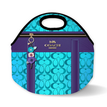 Load image into Gallery viewer, flowers luxury lunch totes