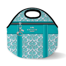 Load image into Gallery viewer, flowers luxury lunch totes