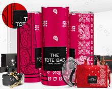 Cargar imagen en el visor de la galería, Vaso de lujo con forma de bandana The Tote Bag