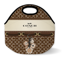 Load image into Gallery viewer, flowers luxury lunch totes