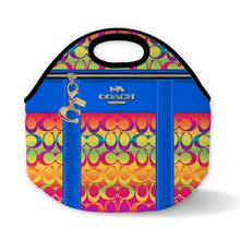 Load image into Gallery viewer, flowers luxury lunch totes