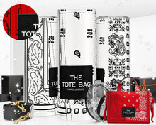 Cargar imagen en el visor de la galería, Vaso de lujo con forma de bandana The Tote Bag
