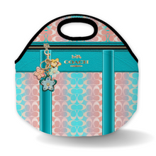 Load image into Gallery viewer, flowers luxury lunch totes