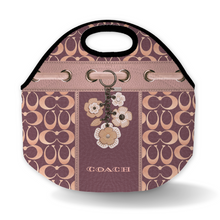 Load image into Gallery viewer, flowers luxury lunch totes