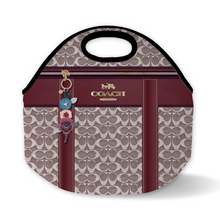 Load image into Gallery viewer, flowers luxury lunch totes