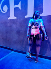 Load image into Gallery viewer, Bubble Gum Fringe shorts