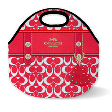 Load image into Gallery viewer, flowers luxury lunch totes