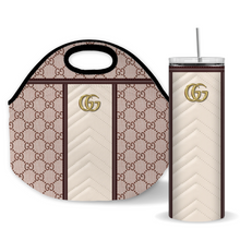 Load image into Gallery viewer, GG' LUXURY LUNCH AND TUMBLER TOTES SETS