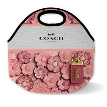 Load image into Gallery viewer, flowers luxury lunch totes
