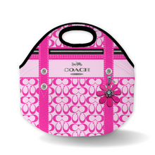 Load image into Gallery viewer, flowers luxury lunch totes