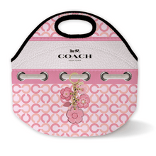Load image into Gallery viewer, flowers luxury lunch totes