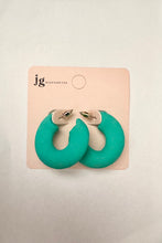 Load image into Gallery viewer, Open Circle Hoop Style Post Earrings
