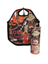 Load image into Gallery viewer, Lunch totes & Tumbler sets 2 ps