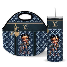 Load image into Gallery viewer, Love Vibes Luxury Tote & Tumbler Set
