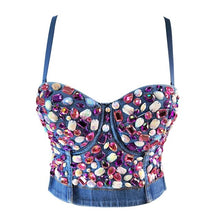 Load image into Gallery viewer, Dazzle Me Bustier Top