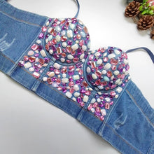 Load image into Gallery viewer, Dazzle Me Bustier Top