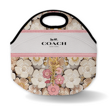 Load image into Gallery viewer, flowers luxury lunch totes