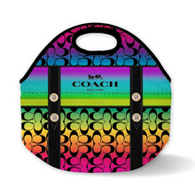 Load image into Gallery viewer, flowers luxury lunch totes