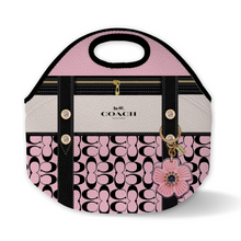 Load image into Gallery viewer, flowers luxury lunch totes