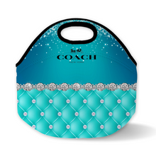 Load image into Gallery viewer, flowers luxury lunch totes