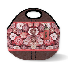 Load image into Gallery viewer, flowers luxury lunch totes