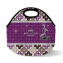 Load image into Gallery viewer, flowers luxury lunch totes