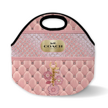 Load image into Gallery viewer, flowers luxury lunch totes