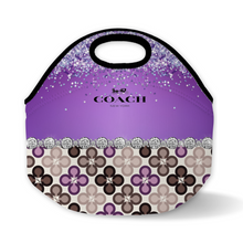 Load image into Gallery viewer, flowers luxury lunch totes