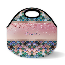 Load image into Gallery viewer, flowers luxury lunch totes