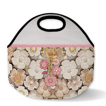 Load image into Gallery viewer, flowers luxury lunch totes