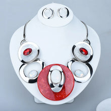 Load image into Gallery viewer, 5 Rings Necklace set