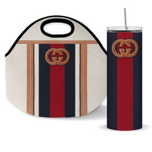Load image into Gallery viewer, GG' LUXURY LUNCH AND TUMBLER TOTES SETS