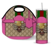 Load image into Gallery viewer, GG' LUXURY LUNCH AND TUMBLER TOTES SETS