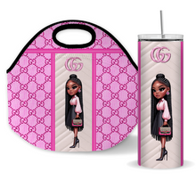 Load image into Gallery viewer, GG' LUXURY LUNCH AND TUMBLER TOTES SETS