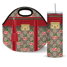 Load image into Gallery viewer, GG' LUXURY LUNCH AND TUMBLER TOTES SETS
