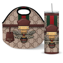 Load image into Gallery viewer, GG' LUXURY LUNCH AND TUMBLER TOTES SETS