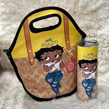 Load image into Gallery viewer, Lunch totes & Tumbler sets 2 ps