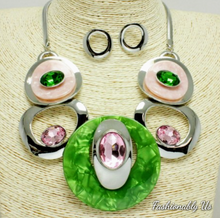 Load image into Gallery viewer, 5 Rings Necklace set
