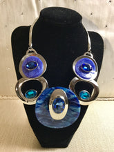 Load image into Gallery viewer, 5 Rings Necklace set