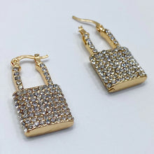 Load image into Gallery viewer, Bling Lock Earrings