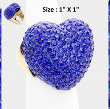 Load image into Gallery viewer, Heart Rings