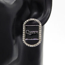 Cargar imagen en el visor de la galería, Pendientes de reina negra