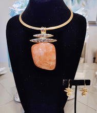 Load image into Gallery viewer, Marble Pendant Necklace Set