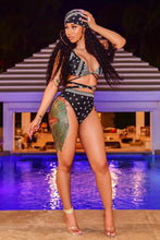 Cargar imagen en el visor de la galería, Conjunto de bikini con estampado radical