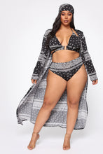 Cargar imagen en el visor de la galería, Conjunto de bikini con estampado radical
