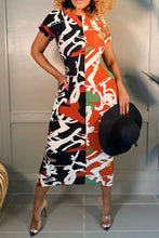 Cargar imagen en el visor de la galería, Vestido estampado Dalia